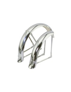 16 Flared Adjustable Fender Set Chrome.